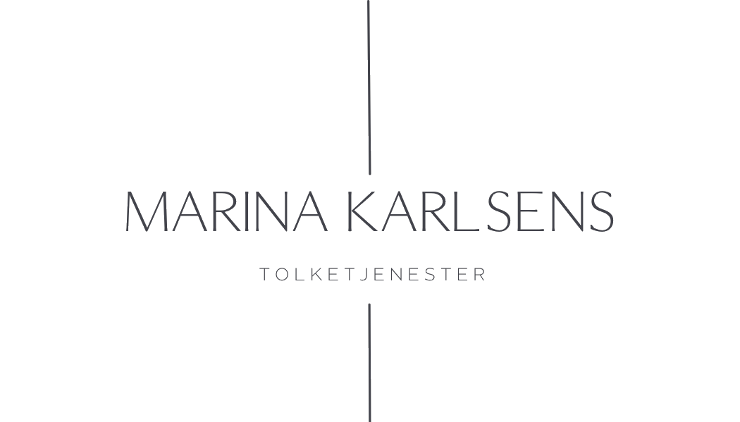 Marina Karlsen Tolketjenester logo
